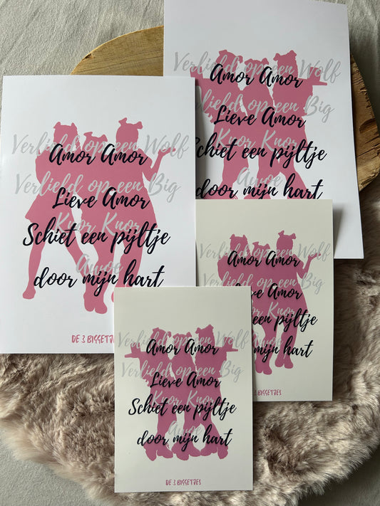 De 3 Biggetjes || Musical Quote Poster