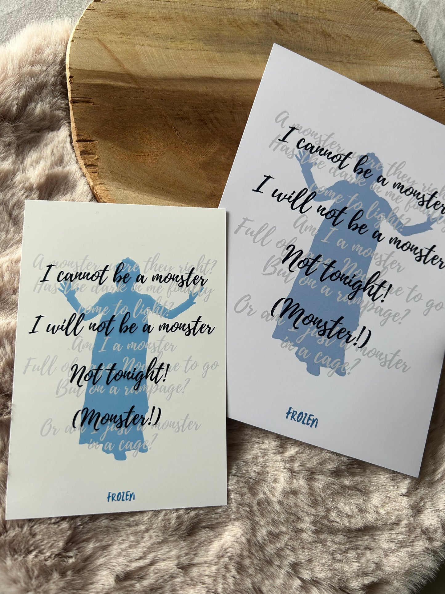 Frozen the Musical || Musical Quote Poster