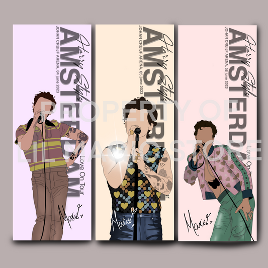 Harry Styles, LOT Amsterdam Handmade Bookmarks