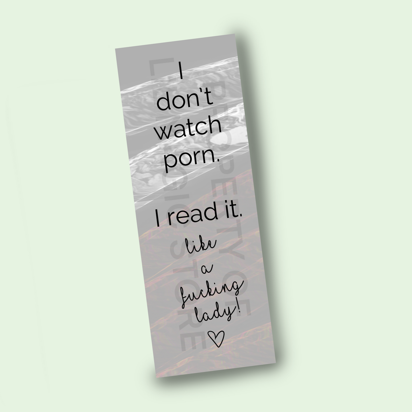 Spicy Bookmark || Like a Lady