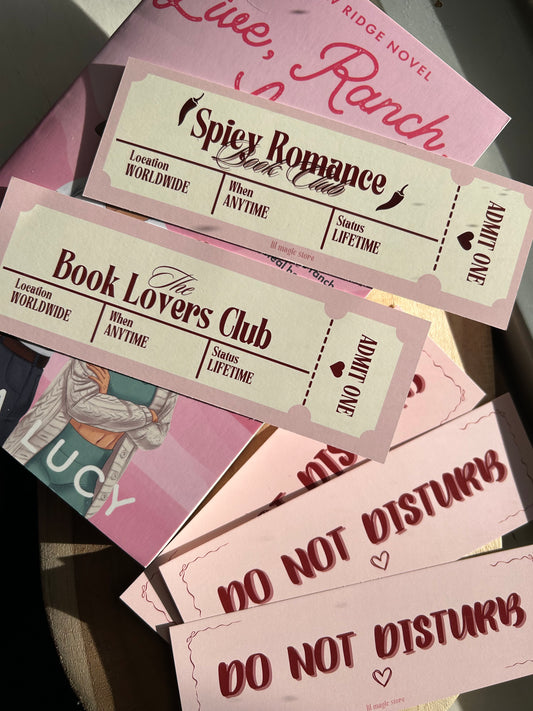 Romance Bookmarks || Valentines Collection