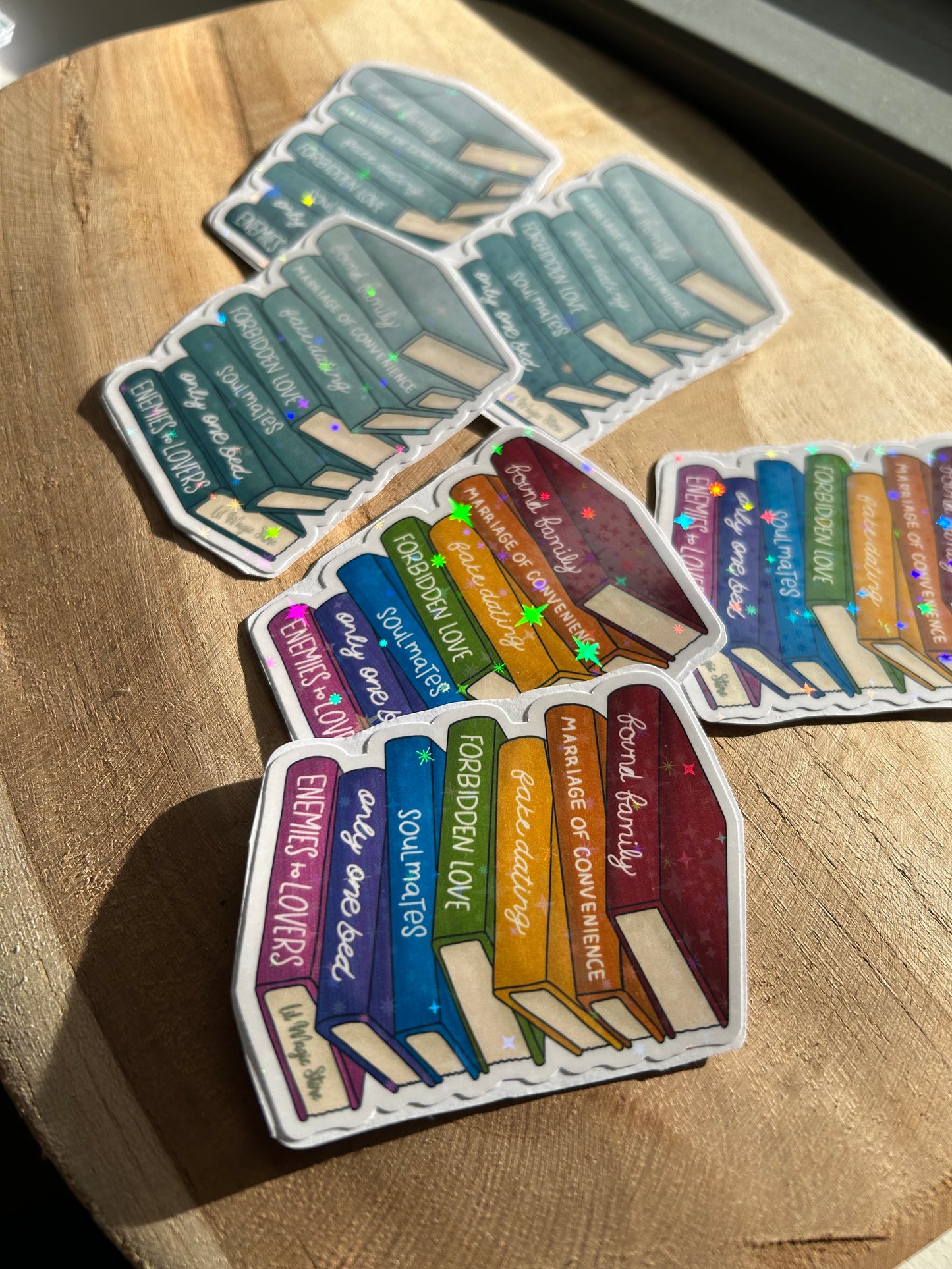 Book Tropes || Water & Weatherproof stickers