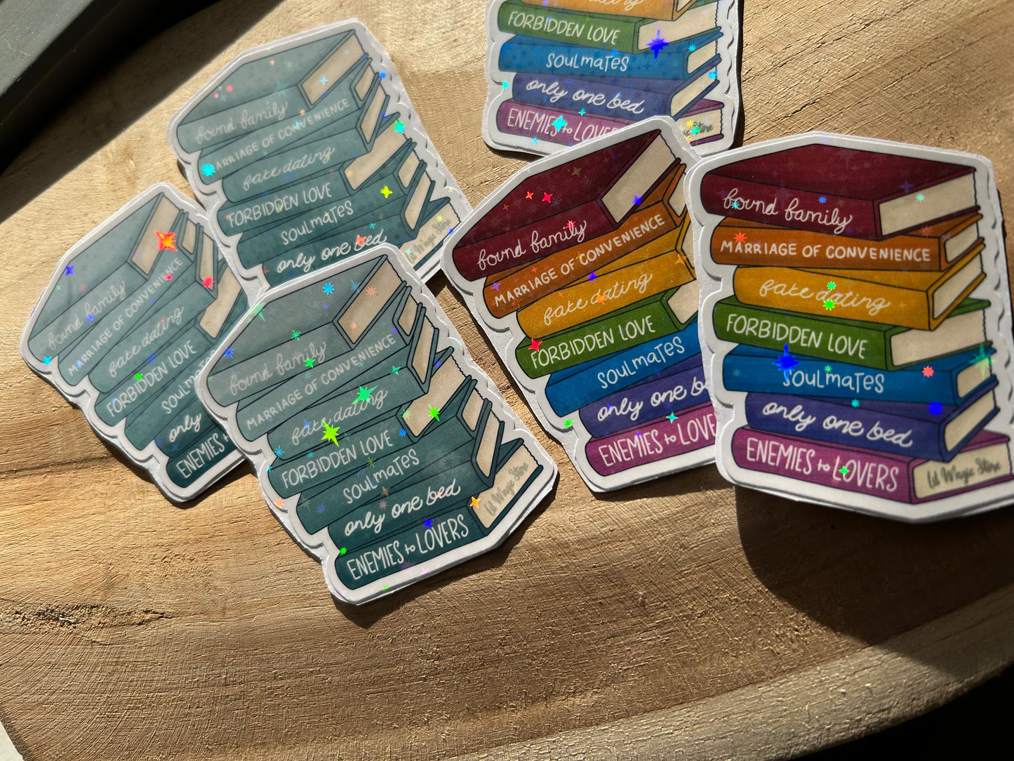 Book Tropes || Water & Weatherproof stickers