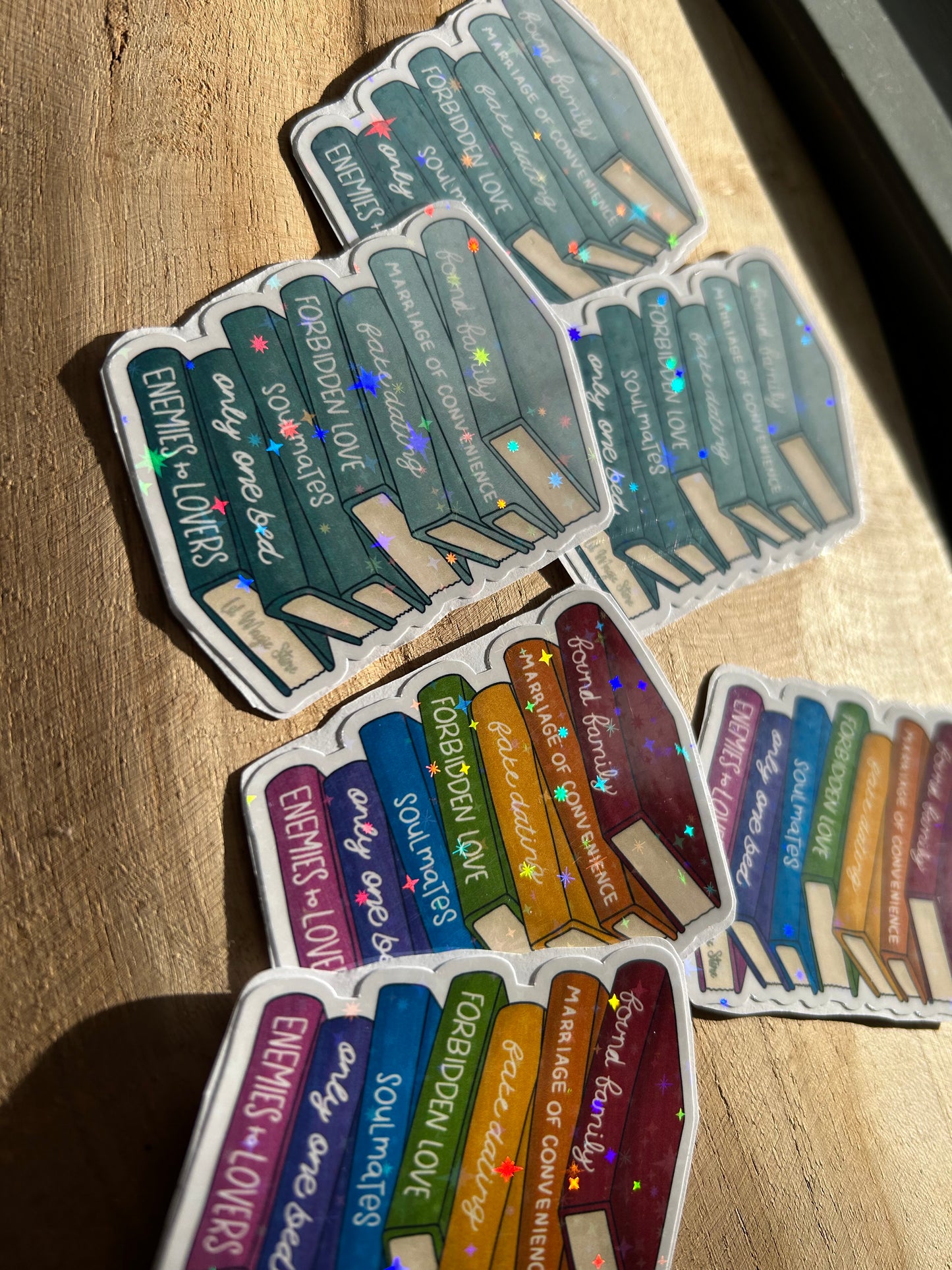 Book Tropes || Water & Weatherproof stickers