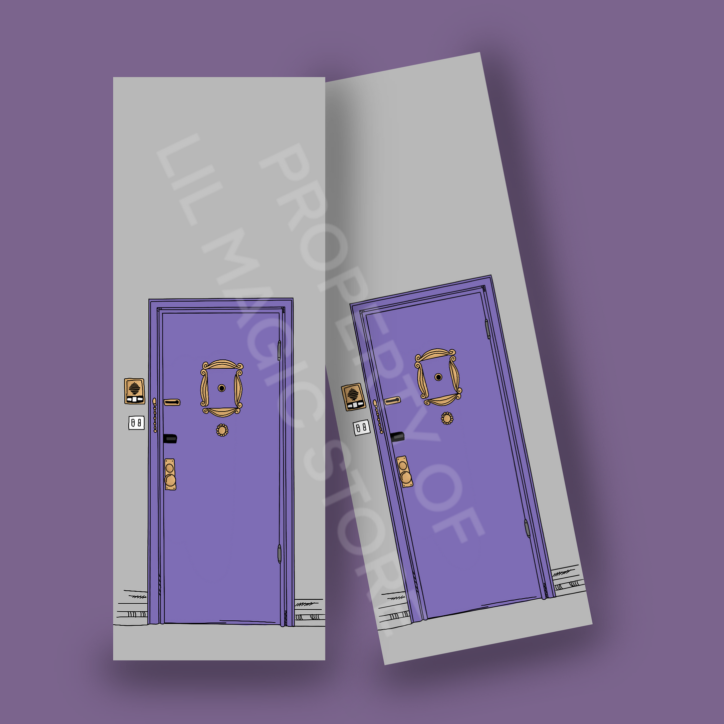 Friends Bookmark || The Purple Door