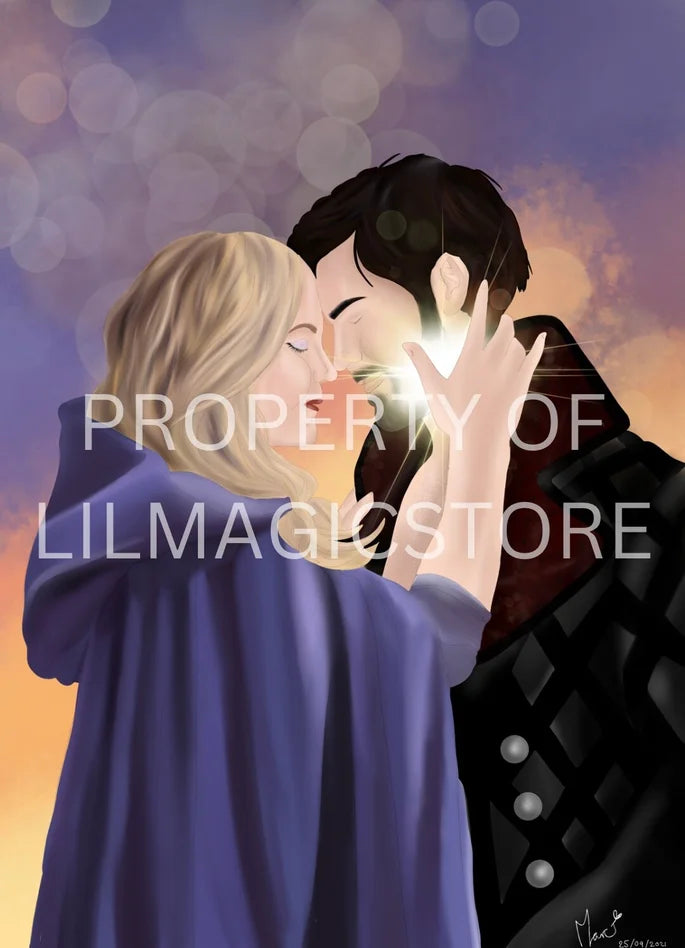 Captain Swan Mini Print || Season 5 Print || Once Upon a Time Print