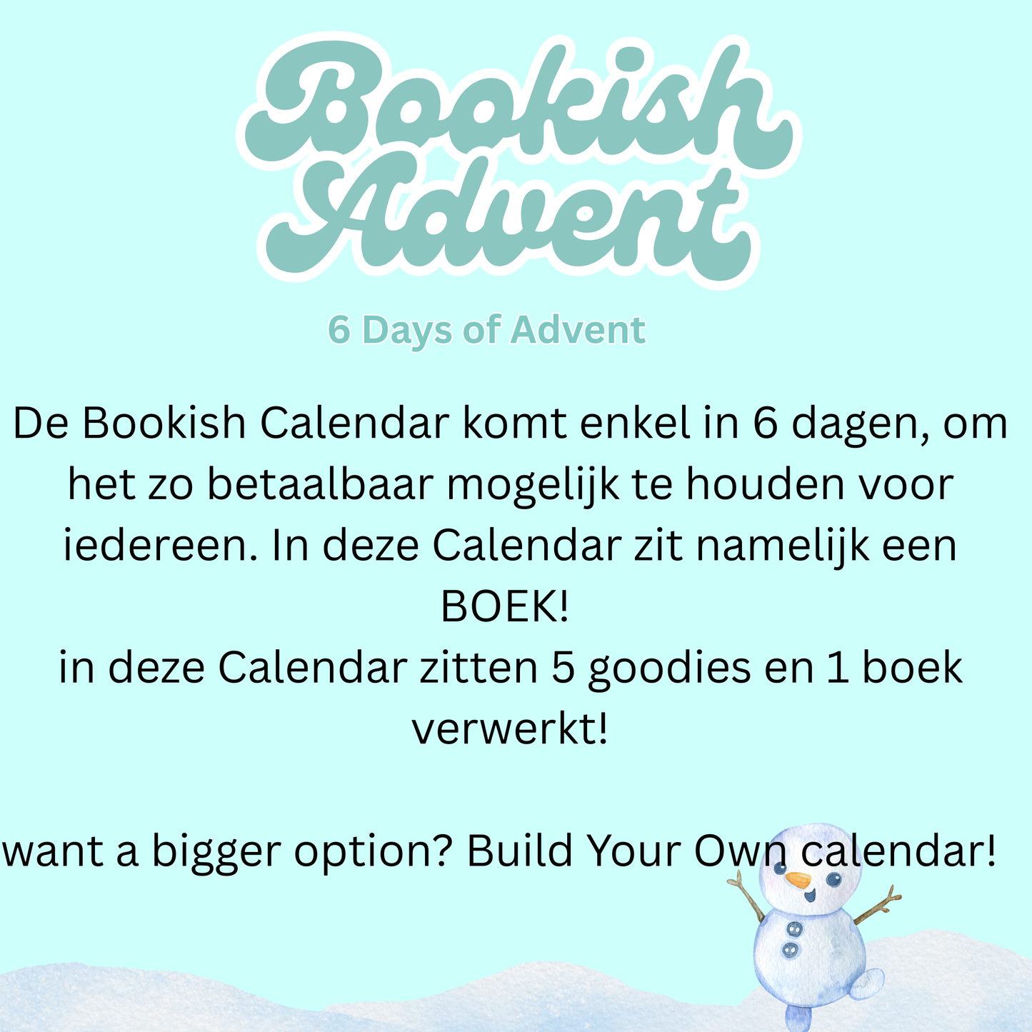 Bookish Advent Calendar (Nederlandse versie) || Advent Calendars 2026