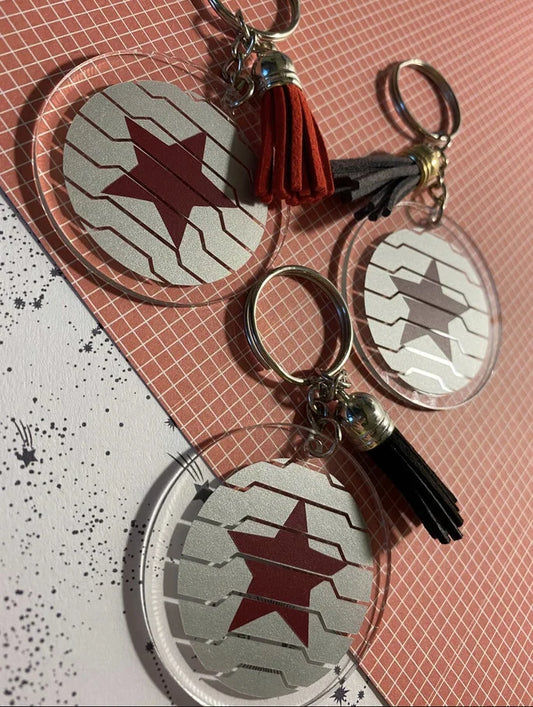 Winter Soldier / Bucky Barnes Keychain