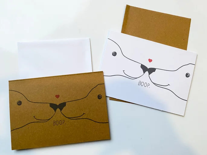 Quirky Dog Valentines Card || Handmade Valentines Card