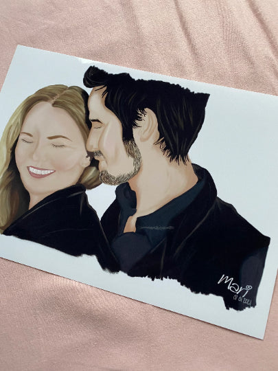 Captain Swan Pancake Scene art print || A4