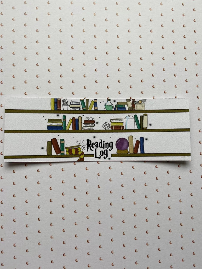 Harry Potter Reading Log Bookmark || Harry Potter Bookmark