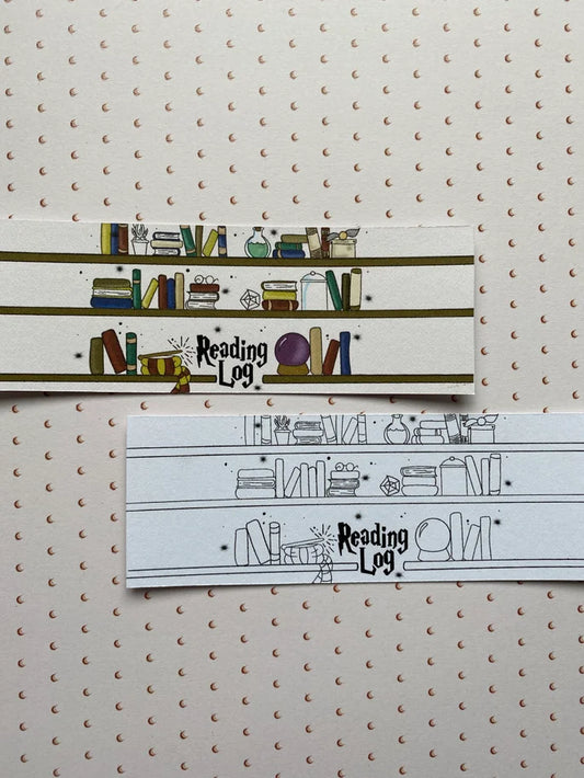 Harry Potter Reading Log Bookmark || Harry Potter Bookmark