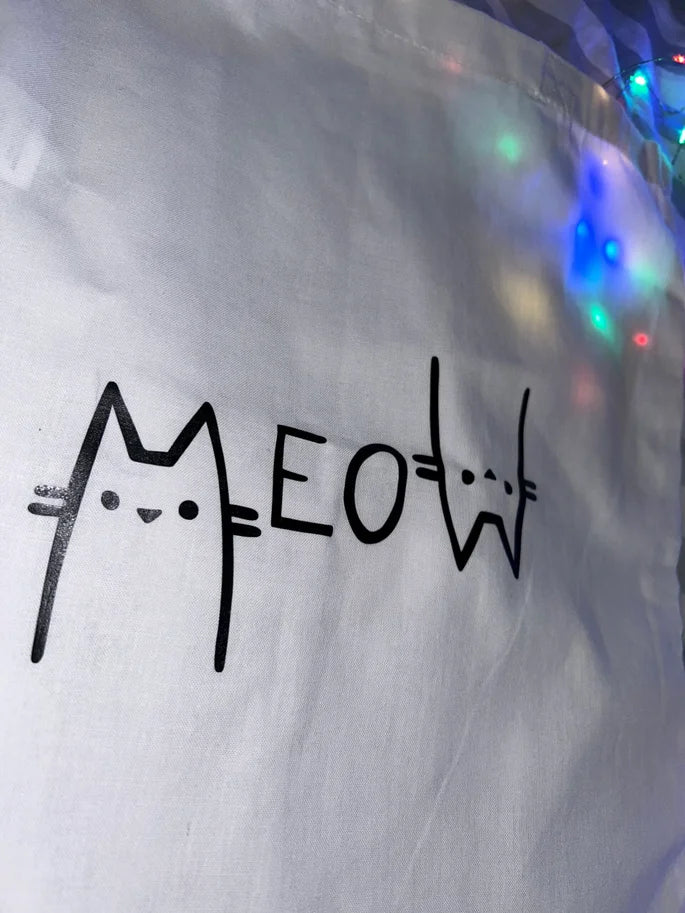 "Meow" Totebag || Version 2