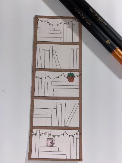 Fillable Bookmark || Bookshelf Bookmark