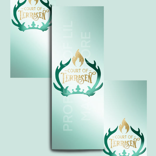 Court of Terrasen - Throne of Glass Bookmark (lisenced)