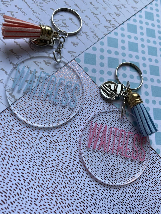 Waitress the Musical Keychain