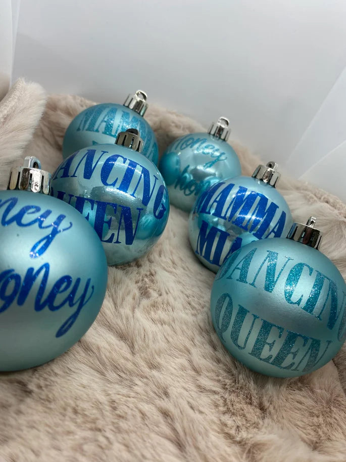 Mamma Mia the Musical / Movie Christmas Baubles