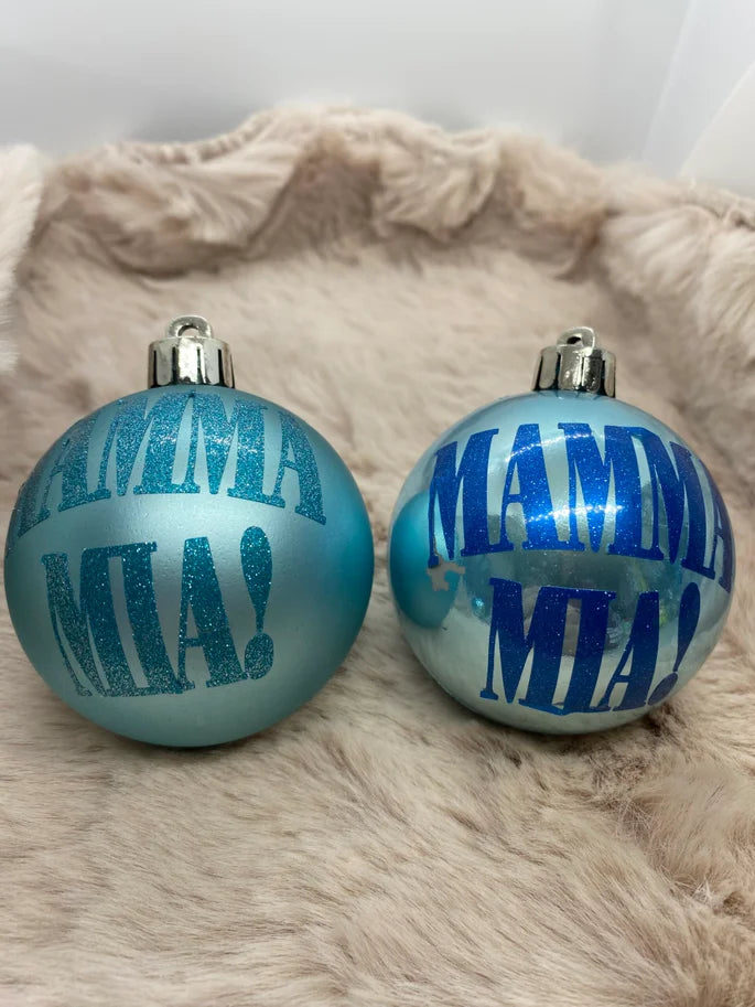 Mamma Mia the Musical / Movie Christmas Baubles