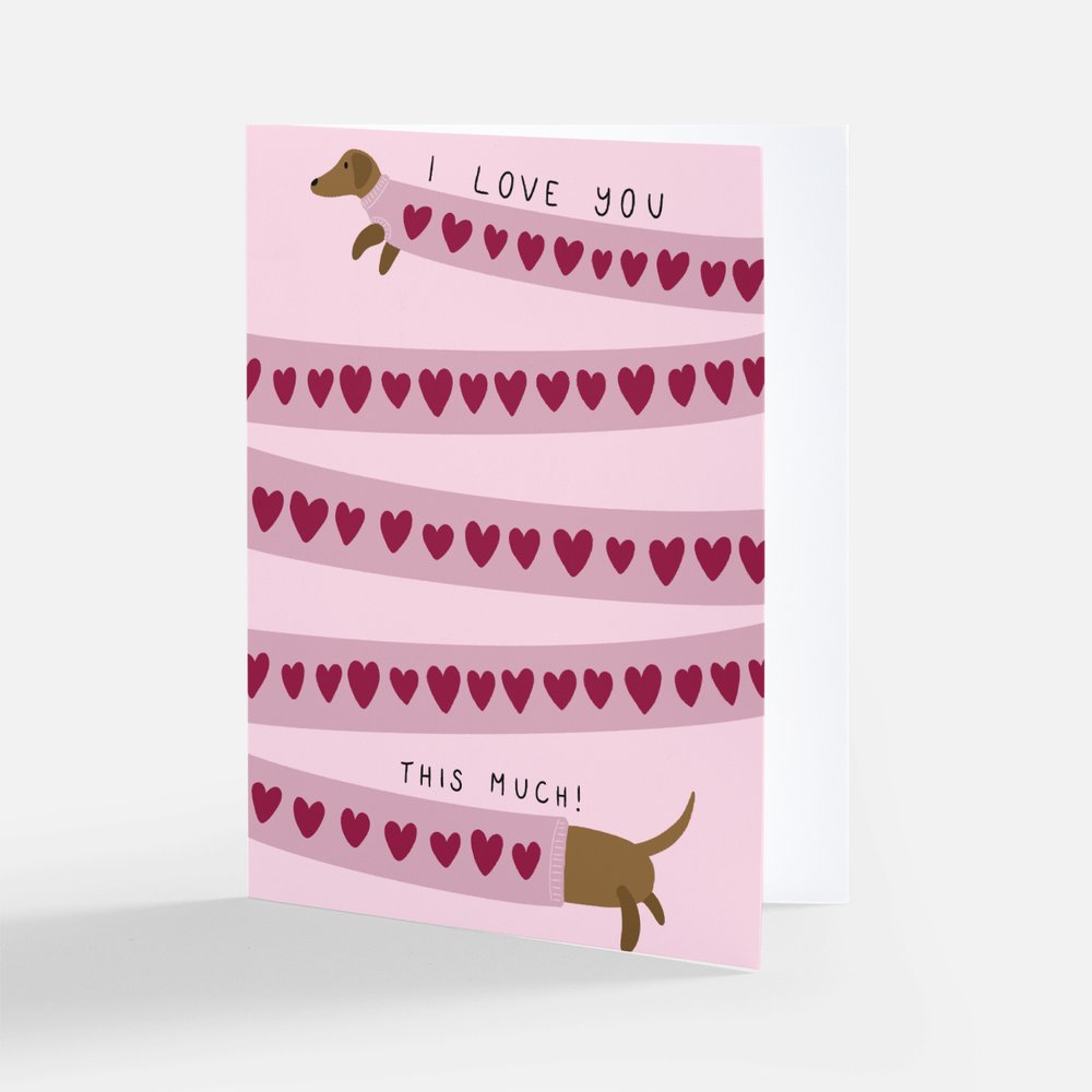 I love you this much || Valentines Card